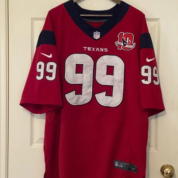 Houston Texans 10th Anniversary JJ Watt Battle Red Jersey - Main Image